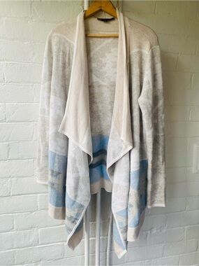 Pendleton Southwestern Open Sweater Cardigan Cashmere Wool Blend